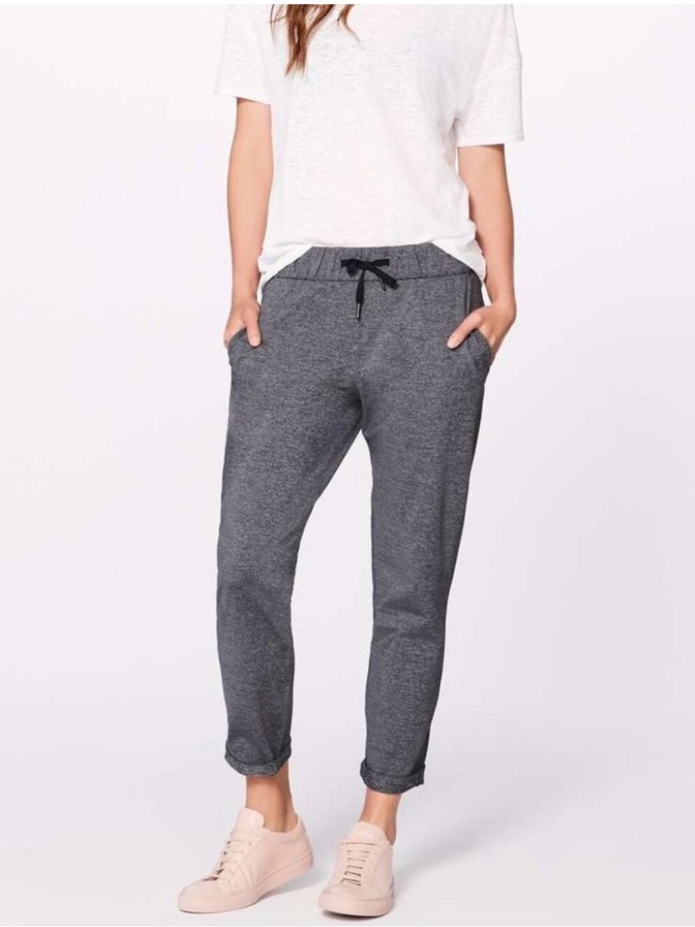 Vintage lululemon On the Fly 7/8 Pant Gray *New with Tags